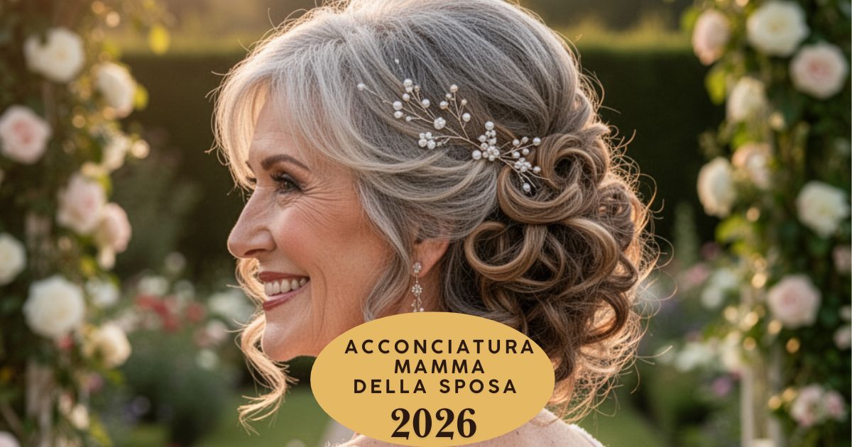 Acconciature mamma della sposa per ESSERE GIOVANE E BELLA