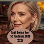 Taglio bob corto biondo con sfumature per donna over 50 - Marta Canargiu
