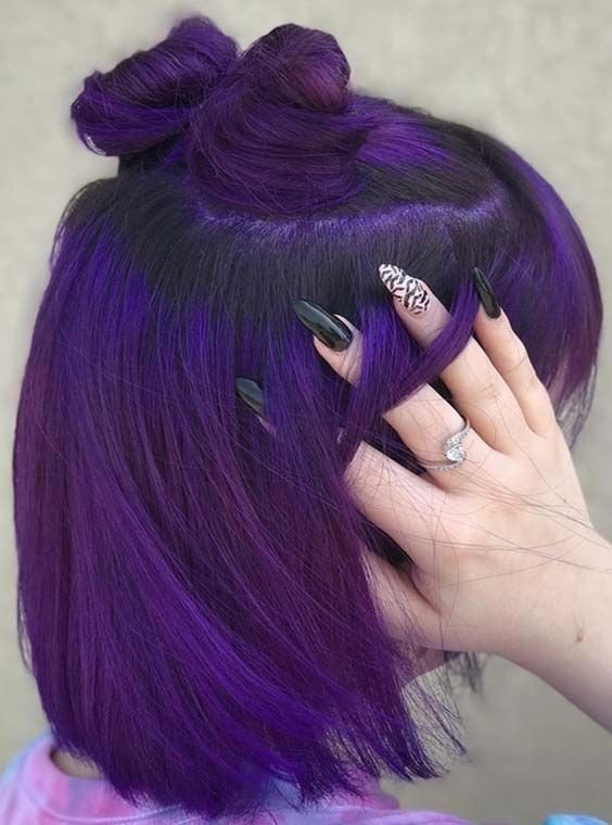 Viola Blu capelli