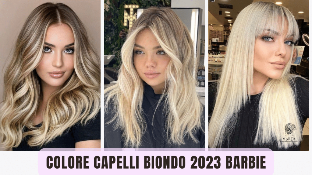 colore capelli biondo 2023 barbie autunno inverno