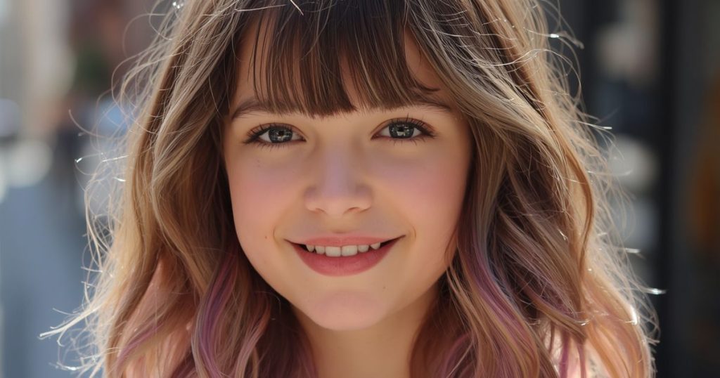 Taglio capelli bambina scalato Soft Wolf 2026_ ideale per capelli mossi e folti