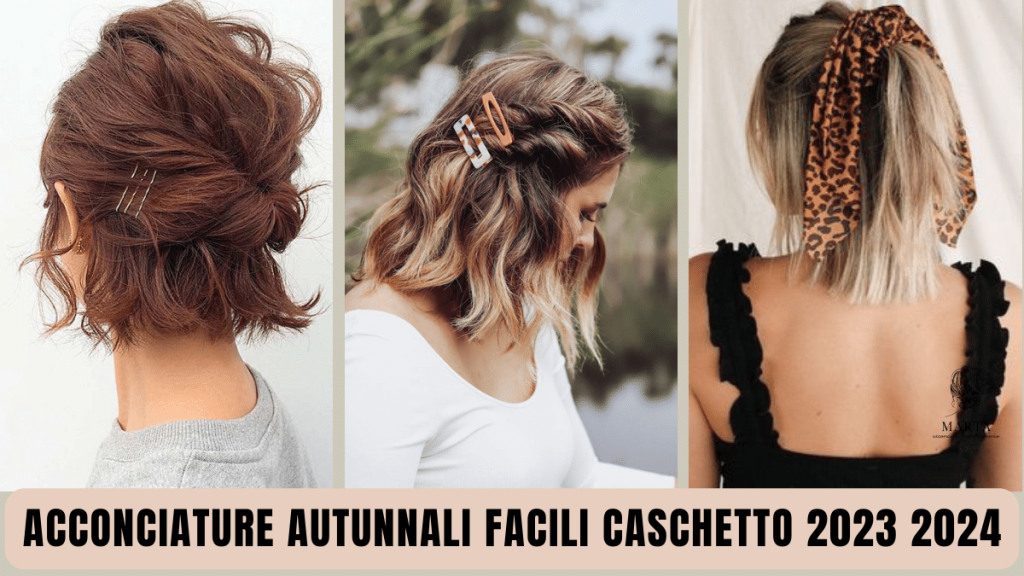 acconciature-caschetto tutti i giorni autunnali di tendenza