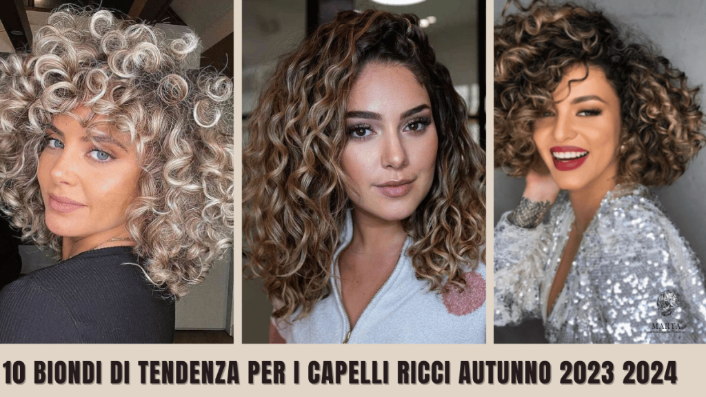 capelli biondi idee per i capelli ricci autunno inverno 2023 2024