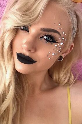 make up halloween glitter 2023 2024