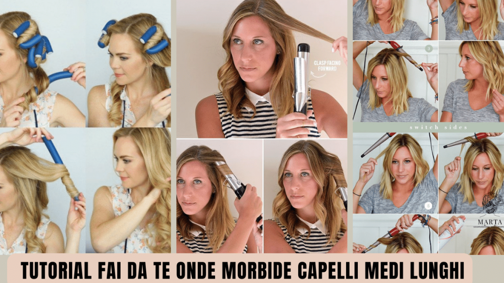 Tutorial Onde morbide capelli medi lunghi fai da te semplici