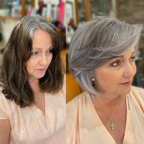 prima-e-dopo-capelli meches grigie donna over 60
