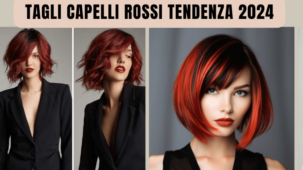 tagli capelli rossi di tendenza per il 2024