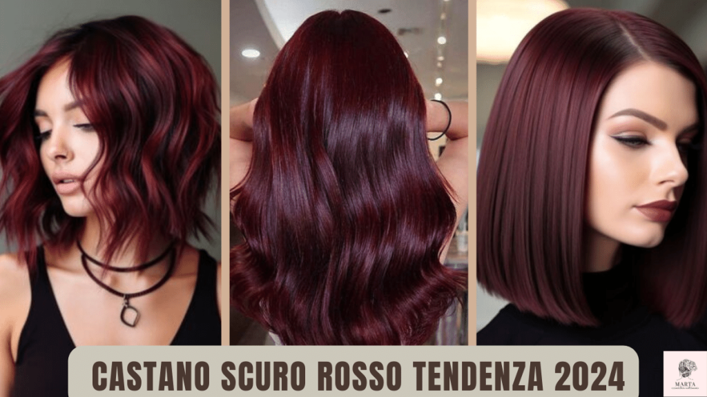 colore capelli castano rosso 2024 tendenza idee estate