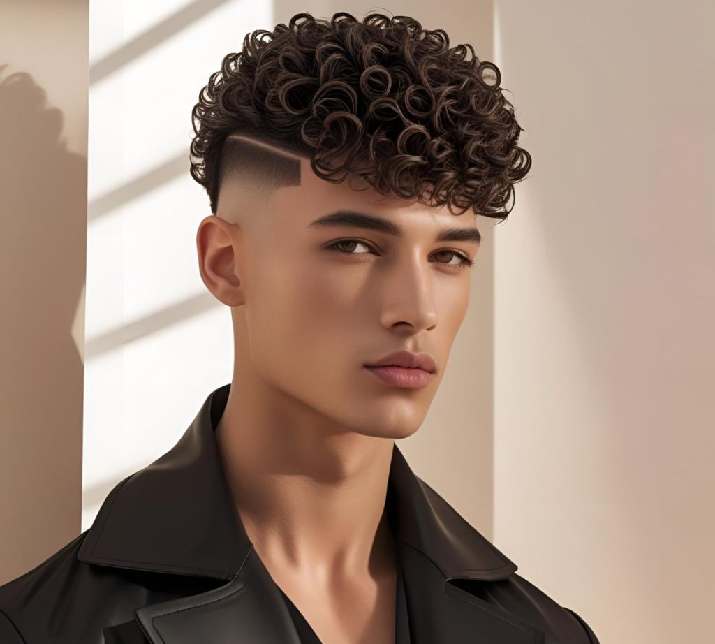 mullet riccio afro riga laterale estate 2025