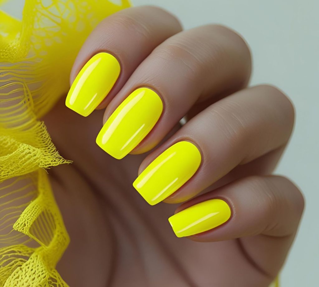 nails gialle 2025 corte estate