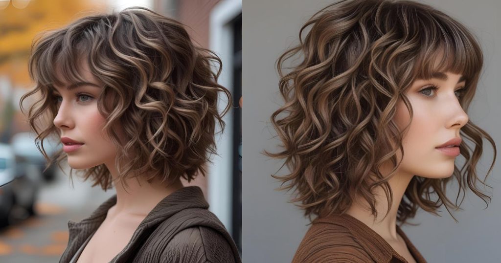 shag capelli mossi ricci medio autunno 2025