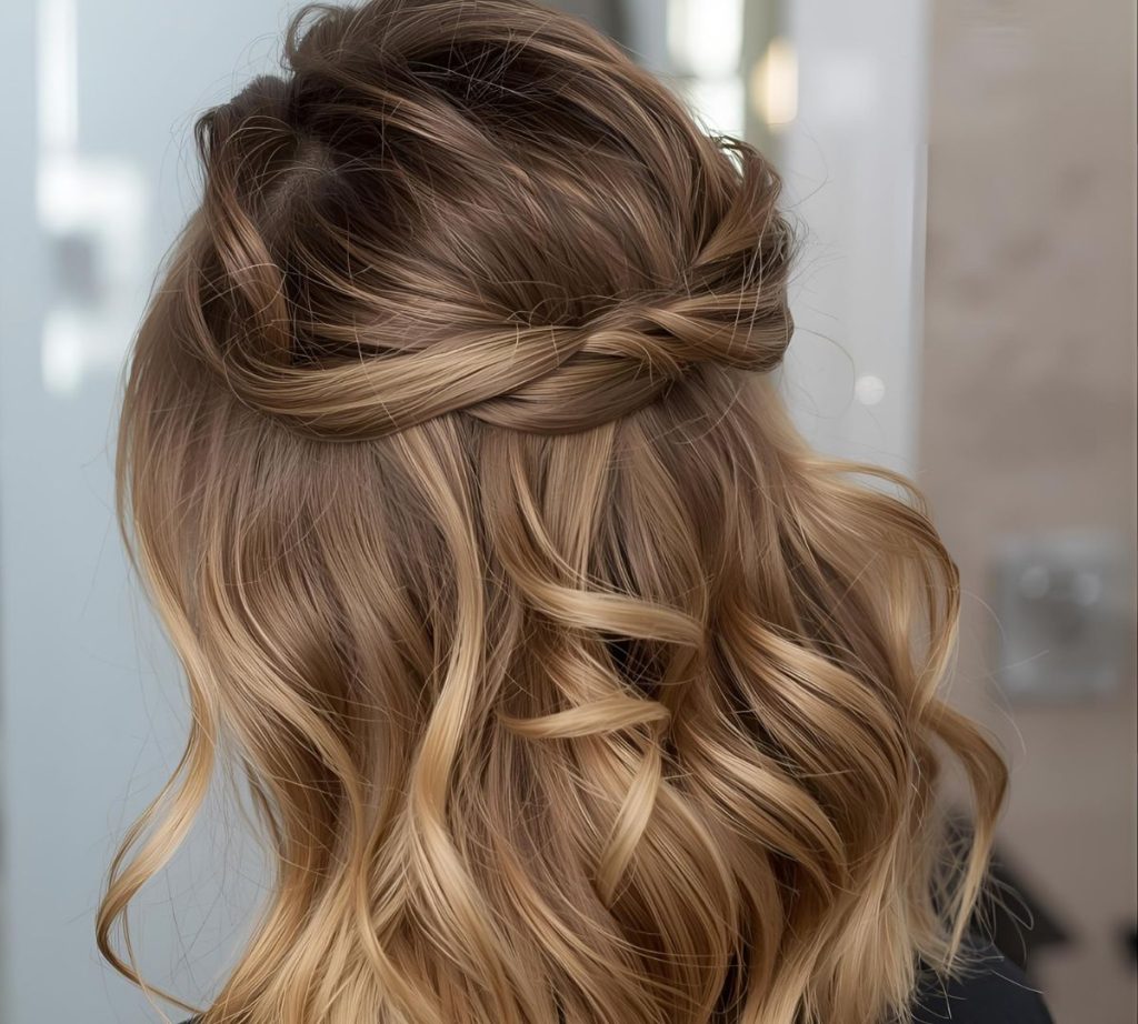 acconciature facili semiraccolto autunno inverno 2025