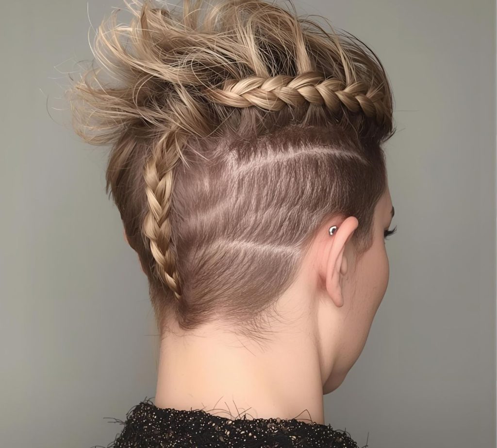 treccia capelli corti pixie step by step autunno inverno 2025