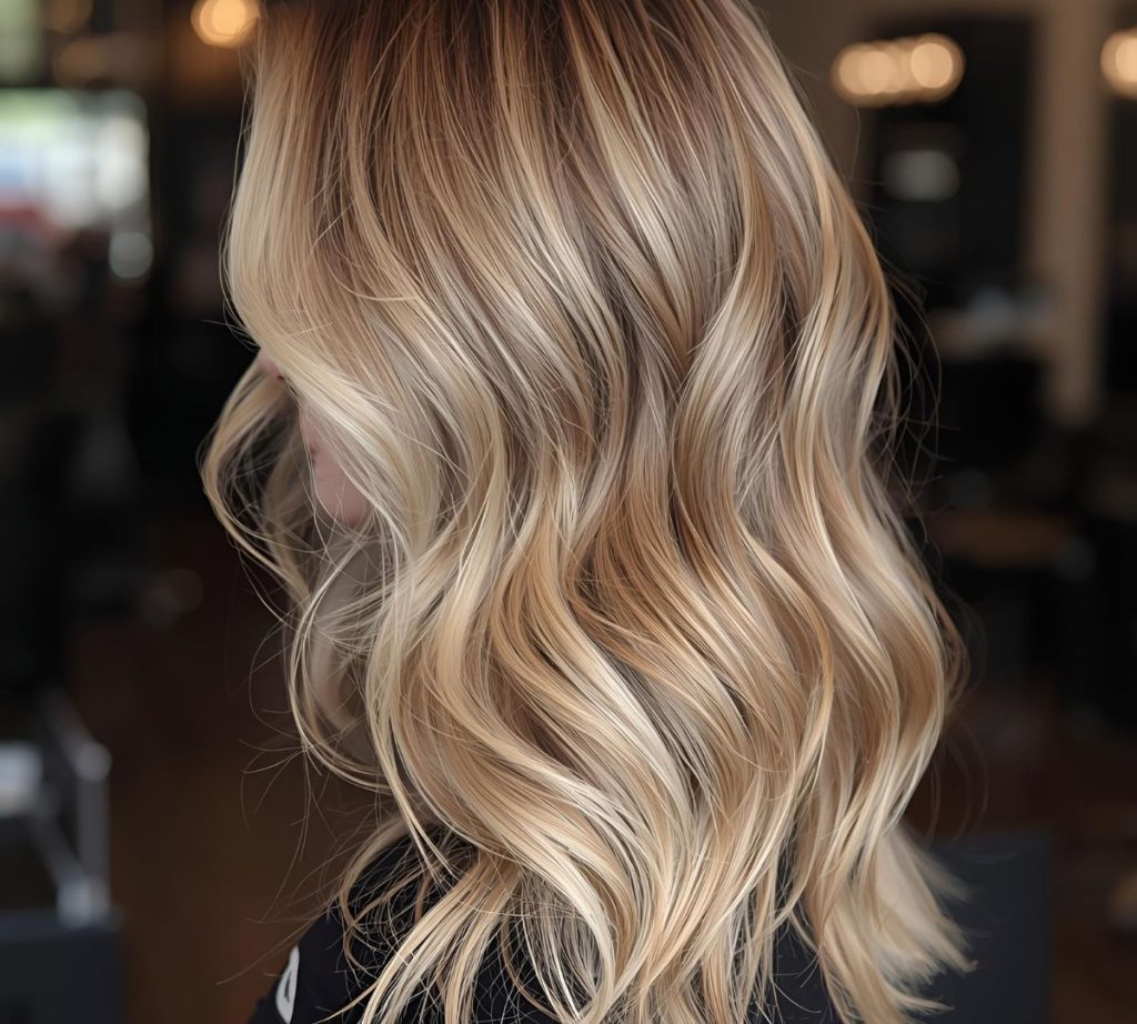 meches biondo miele capelli castani inverno 2025 2026