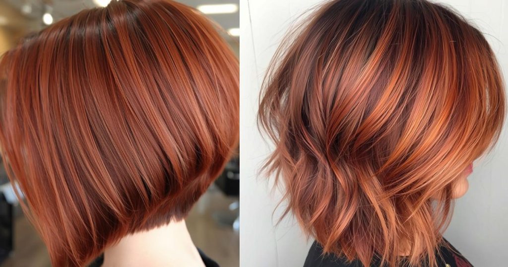 colore capelli rame 2026 capelli medi caschetti